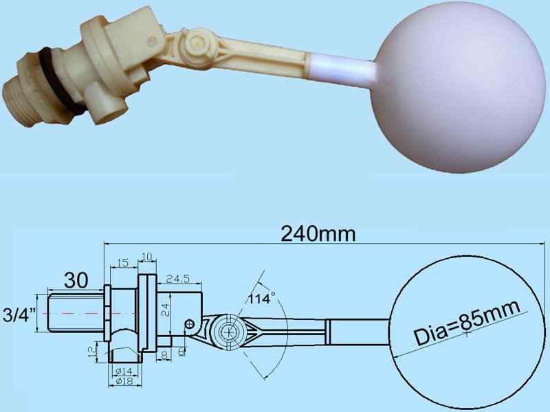Cấu tạo phao cơ nước