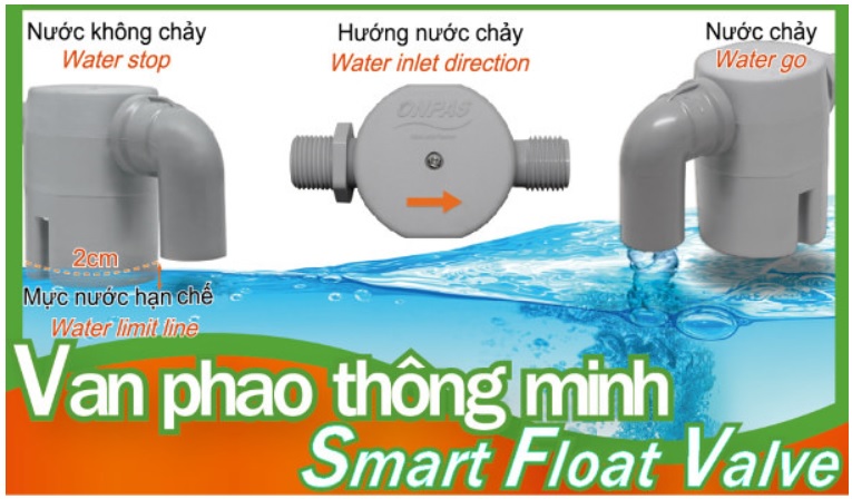 phao cơ nhựa thông minh onpas
