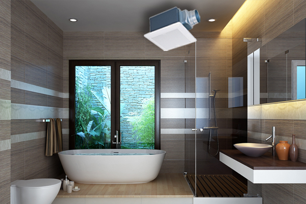 Ứng dụng quạt thông gió âm trần