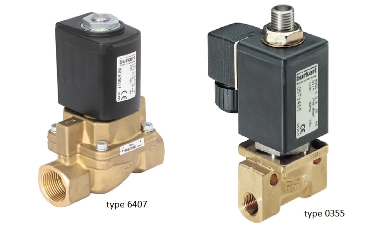 van điện từ hơi nước Burkert