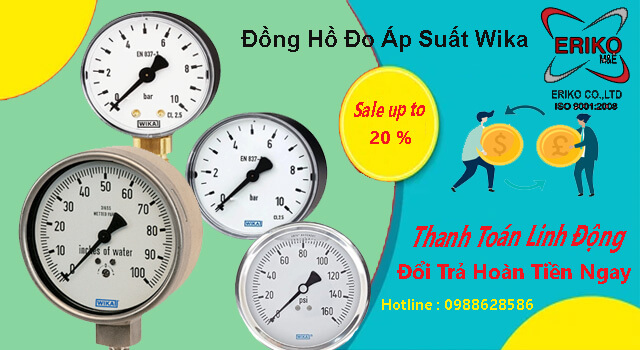 Đồng Hồ Đo Áp Suất Wika